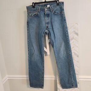 Vintage 90s Levi’s 501 Original Button Fly Jeans | XX Patch | W33 L34